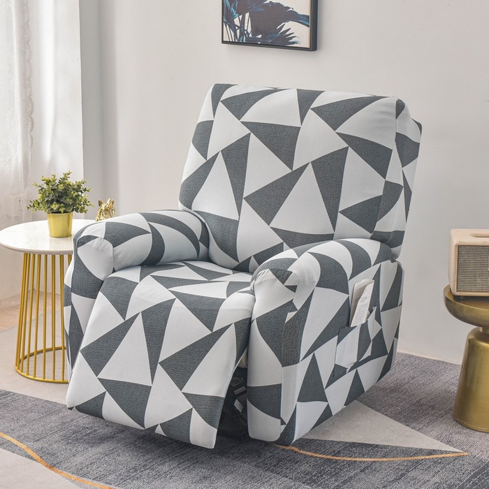 91家纺网 家纺一手货源 找家纺 兴妮雅家纺 2024新款芝华士沙发套 灰调三角形