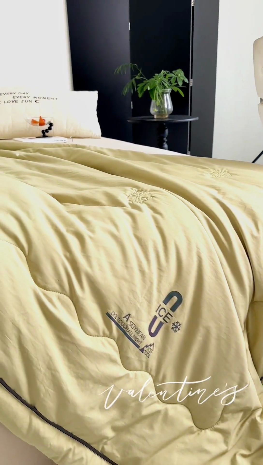 91家纺网 家纺一手货源 找家纺 米菲 2024新款亲肤舒适冰蝉丝科技被 夏被 被子被芯 果绿