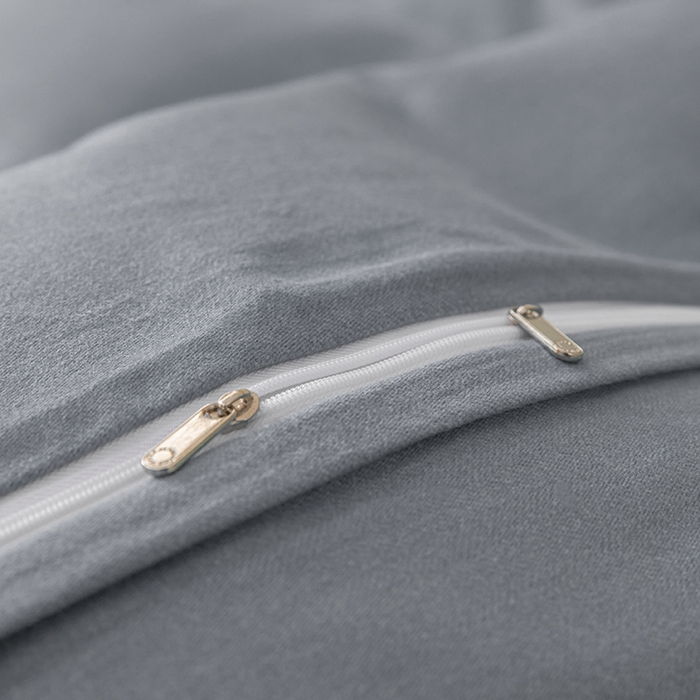 91家纺网 家纺一手货源 找家纺 绒博士 2024新款全棉磨毛暗合四件套-倾城之恋 灰色