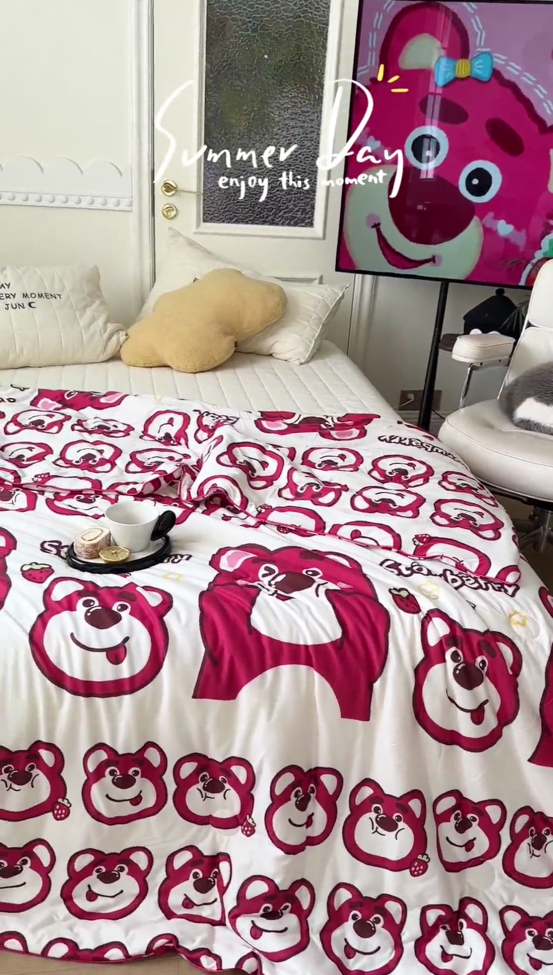 91家纺网 家纺一手货源 找家纺 米菲 A类生态锦棉牛奶针织棉大豆夏被（四季款） 迪士尼-表情包