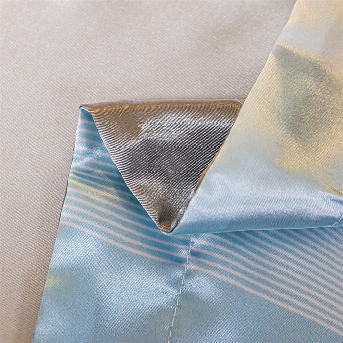 91家纺网 家纺一手货源 找家纺 梦舒羽 2025新款大版可水洗冰丝床笠宿舍床垫保护套三件套 蓝蝴蝶