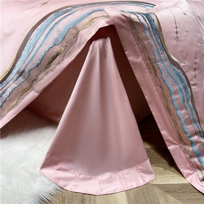 91家纺网 家纺一手货源 找家纺 红番天家居馆 2025新款长绒棉系列四件套-罗马之恋 简爱玉