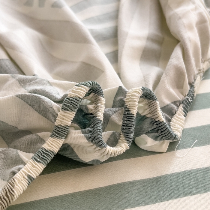 91家纺网 家纺一手货源 找家纺 优眠坊 2025新款全棉单床笠 印象生活