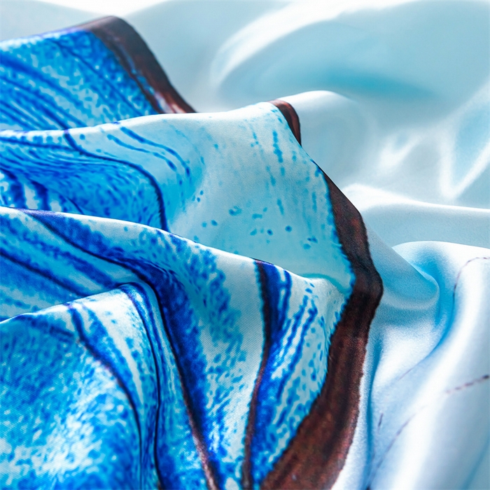 91家纺网 家纺一手货源 找家纺 梦舒羽 2025新款大版可水洗冰丝床单宿舍床垫保护罩三件套 花蝴蝶