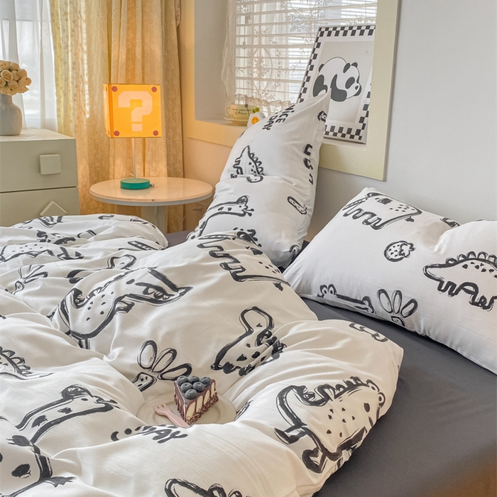 91家纺网 家纺一手货源 找家纺 港岛妹妹 2025新款单被套 涂鸦乐园