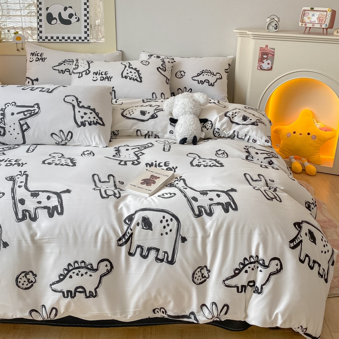 91家纺网 家纺一手货源 找家纺 港岛妹妹 2025新款单被套 涂鸦乐园