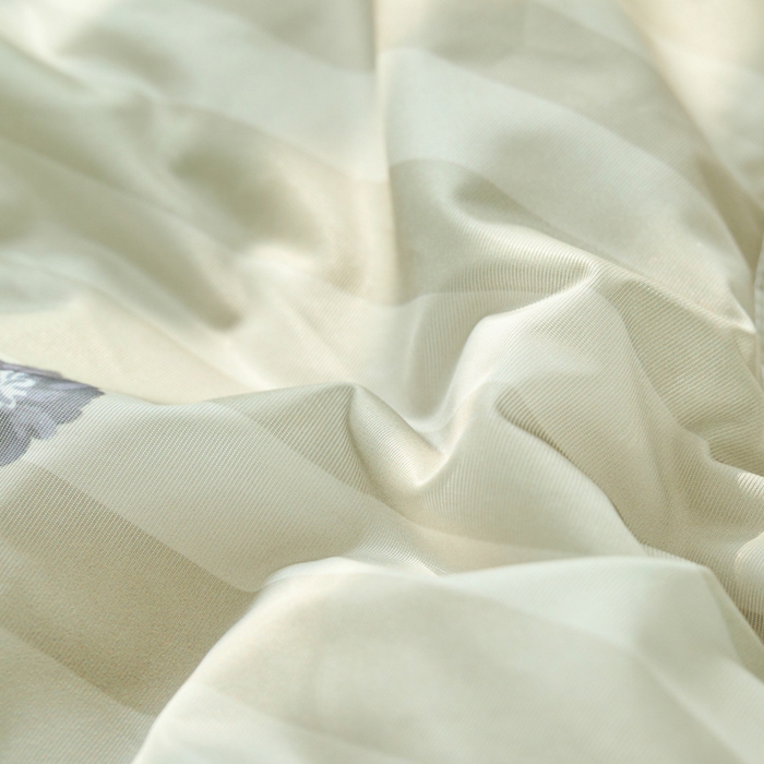 91家纺网 家纺一手货源 找家纺 吾诺家居 2024新款凉感冰柔丝印花夏被 绿玫瑰