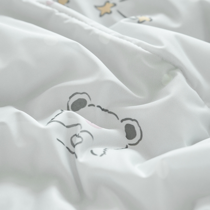 91家纺网 家纺一手货源 找家纺 吾诺家居 2024新款凉感冰柔丝印花夏被 灰狗