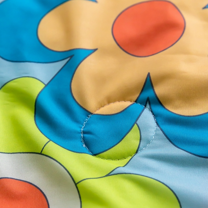 91家纺网 家纺一手货源 找家纺 绒梦里 2024新款有氨印花小凉皮凉感冰豆豆夏被小清新儿童夏凉被空调被七彩花儿