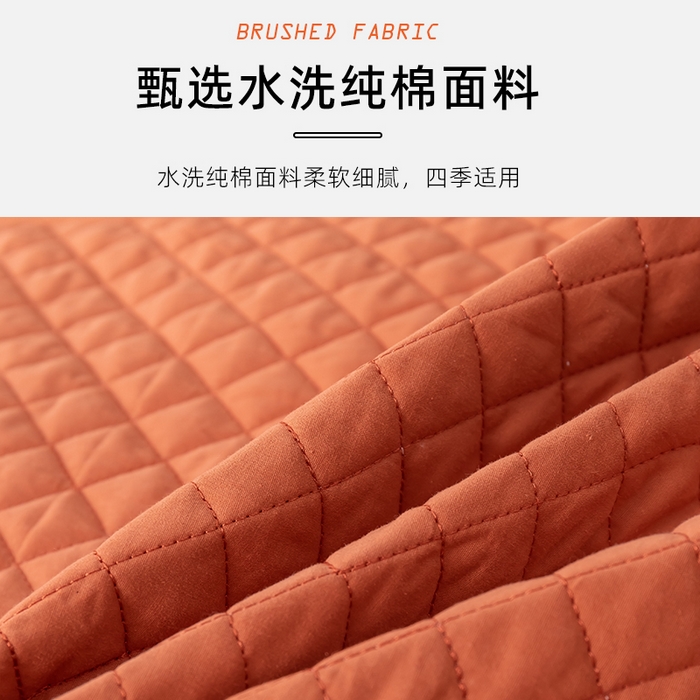 91家纺网 家纺一手货源 找家纺 （总）优乐家纺 2025新款全棉床笠水洗纯棉夹棉绗缝加厚床笠