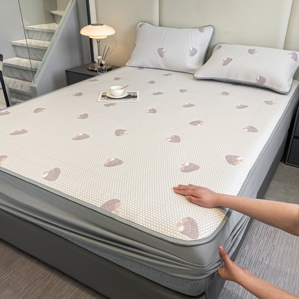 91家纺网 家纺一手货源 找家纺 （总）梦尔佳蚊帐 2024新款凉感豆豆席三件套