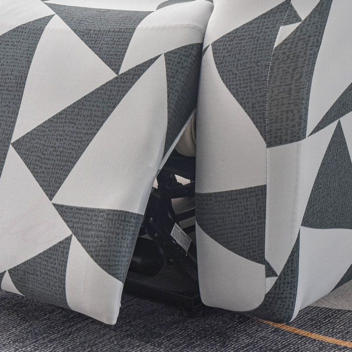 91家纺网 家纺一手货源 找家纺 兴妮雅家纺 2024新款芝华士沙发套 灰调三角形