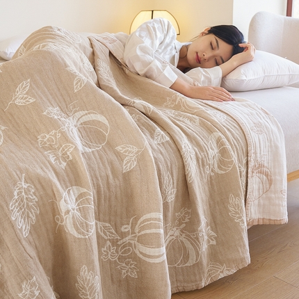 91家纺网 家纺一手货源 找家纺 （总）棠薇家纺 2025新款A类全棉三层纱布毛巾被