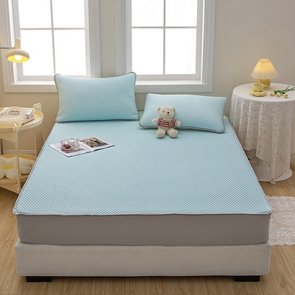 91家纺网 家纺一手货源 找家纺 （总）全美家居 2025新款凉豆豆凉席3D按摩凉席-床笠款