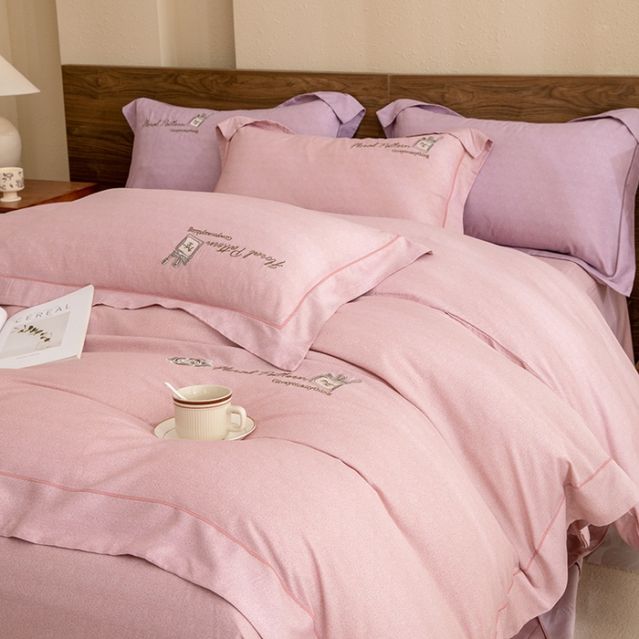 91家纺网 家纺一手货源 找家纺 （总）绒博士 2024新款120支天丝棉四件套-玛奇朵