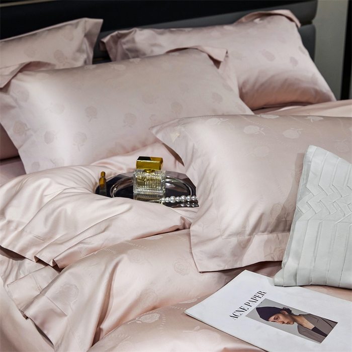 91家纺网 家纺一手货源 找家纺 （总）红番天家居馆 2025新款长绒棉全棉提花四件套--格林系列