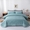91家纺网 家纺一手货源 找家纺 优乐家纺 2025新款全棉床盖三件套水洗纯棉夹棉绗缝加厚铺盖 青春绿