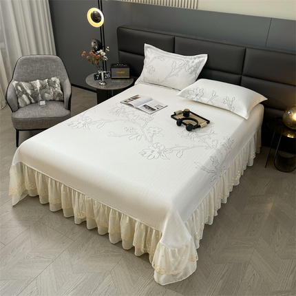 91家纺网 家纺一手货源 找家纺 （总）恒爱2024新款冰感豆豆床单款凉席