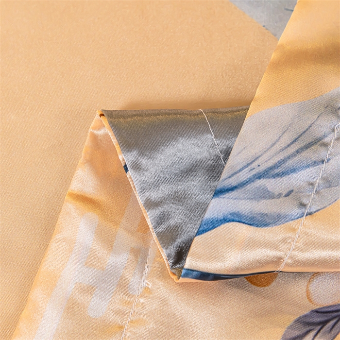 91家纺网 家纺一手货源 找家纺 梦舒羽 2025新款大版可水洗冰丝床笠宿舍床垫保护套三件套 暗香