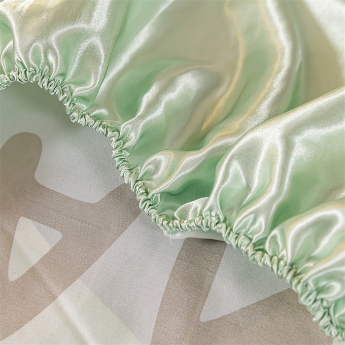 91家纺网 家纺一手货源 找家纺 梦舒羽 2025新款大版可水洗冰丝床笠宿舍床垫保护套三件套 熊猫乐园