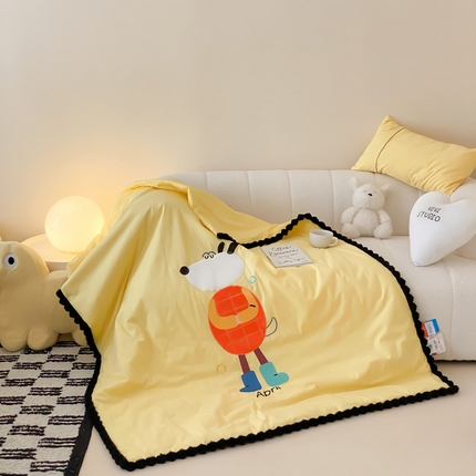 91家纺网 家纺一手货源 找家纺 （总）喜多兔儿童家纺 2024新品全棉水洗棉夏被空调被小安馨被子