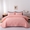 91家纺网 家纺一手货源 找家纺 优乐家纺2025新款全棉床盖三件套水洗纯棉夹棉绗缝加厚铺盖 爱情粉