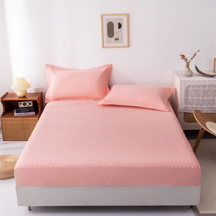 91家纺网 家纺一手货源 找家纺 （总）优乐家纺 2025新款全棉床笠水洗纯棉夹棉绗缝加厚床笠