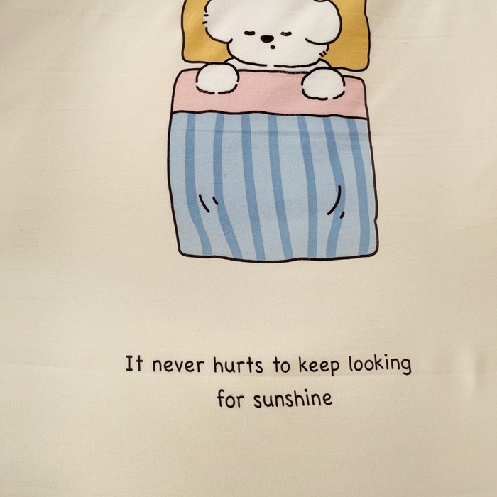 91家纺网 家纺一手货源 找家纺 港岛妹妹 2025新款单被套 布袋狗