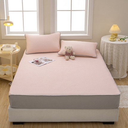 91家纺网 家纺一手货源 找家纺 （总）全美家居 2025新款凉豆豆凉席3D按摩凉席-床笠款