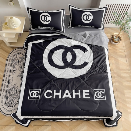 91家纺网 家纺一手货源 找家纺 （总）色鬼布艺 2024新款水洗真丝夏被四件套夏凉被空调被子