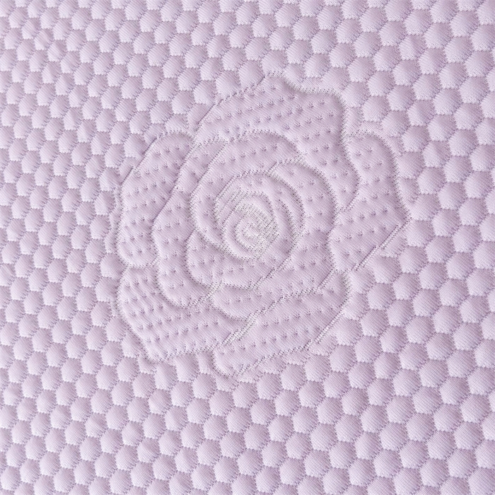 91家纺网 家纺一手货源 找家纺 恒爱A类冰丝豆豆床裙款国色天香系列凉席 浪漫紫