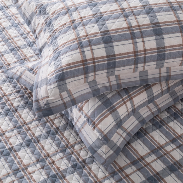 91家纺网 家纺一手货源 找家纺 优乐家纺 2025新款全棉枕套水洗纯棉夹棉绗缝加厚枕芯罩 纽爱格兰