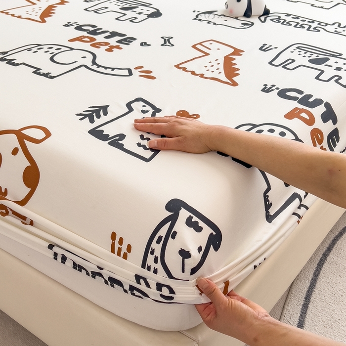 91家纺网 家纺一手货源 找家纺 优眠坊 2025新款全棉单床笠 多彩生活