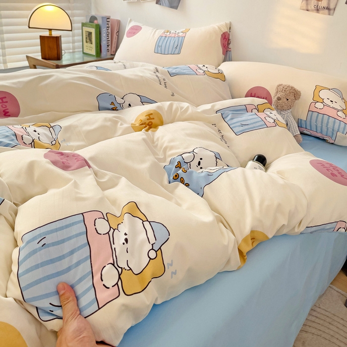 91家纺网 家纺一手货源 找家纺 港岛妹妹 2025新款单被套 布袋狗