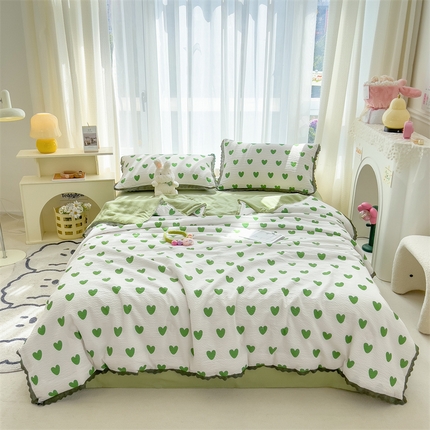 91家纺网 家纺一手货源 找家纺 （总）丝幔家纺 2025新款泡泡棉花边夏被