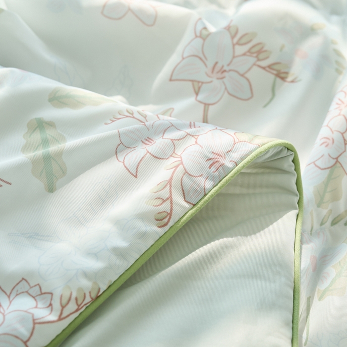 91家纺网 家纺一手货源 找家纺 吾诺家居 2024新款凉感冰柔丝印花夏被 小熊PATRY