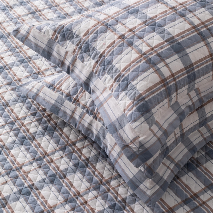 91家纺网 家纺一手货源 找家纺 优乐家纺 2025新款全棉枕套水洗纯棉夹棉绗缝加厚枕芯罩 纽爱格兰