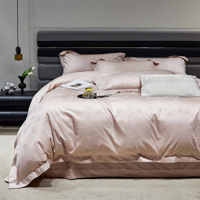 91家纺网 家纺一手货源 找家纺 （总）红番天家居馆 2025新款长绒棉全棉提花四件套--格林系列