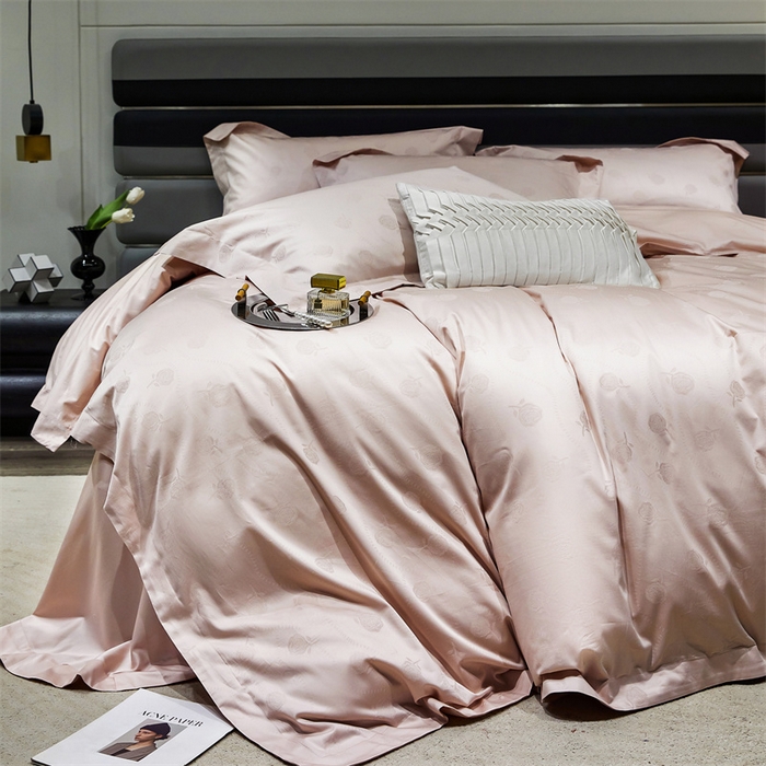 91家纺网 家纺一手货源 找家纺 （总）红番天家居馆 2025新款长绒棉全棉提花四件套--格林系列