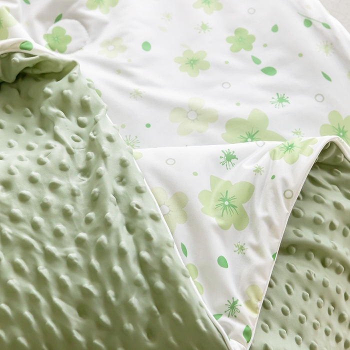 91家纺网 家纺一手货源 找家纺 绒梦里 2024新款有氨印花小凉皮凉感冰豆豆夏被小清新儿童夏凉被空调被春满庭