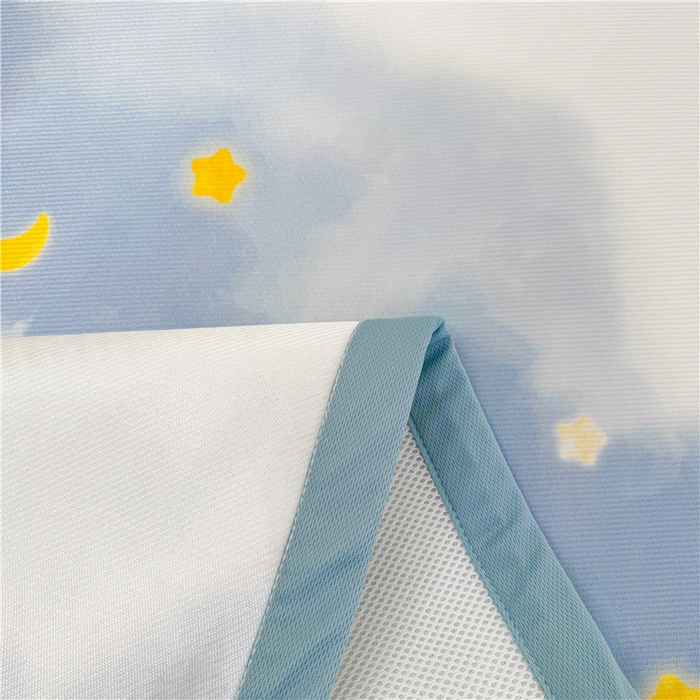 91家纺网 家纺一手货源 找家纺 喜居 2024新款碳光冰丝席冰丝凉席印花冰丝席三件套软凉席子 星河