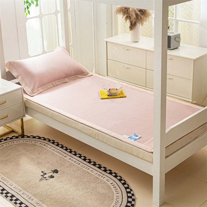 91家纺网 家纺一手货源 找家纺 （总）凉百百 2024新款学生季凉豆豆3D按摩刺绣学生凉席直播电商量大价优