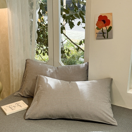 91家纺网 家纺一手货源 找家纺 （总）喜居 2024新款全棉色织枕套全棉枕套纯棉枕套