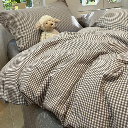 91家纺网 家纺一手货源 找家纺 （总）喜居 2024新款全棉色织被套单被套纯棉被套全棉被套