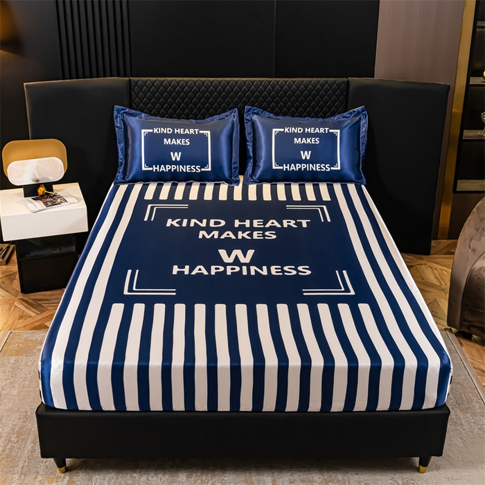 91家纺网 家纺一手货源 找家纺 （总）梦舒羽 2025新款大版可水洗冰丝床笠宿舍床垫保护套三件套