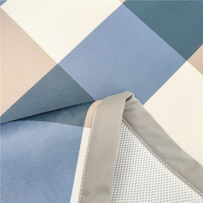 91家纺网 家纺一手货源 找家纺 喜居 2024新款碳光冰丝席冰丝凉席印花冰丝席三件套软凉席子 无印格调