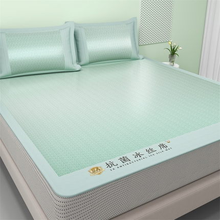 91家纺网 家纺一手货源 找家纺 （总）鑫姿席业 2025新款亲肤舒适5A抗菌冰丝席