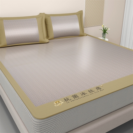 91家纺网 家纺一手货源 找家纺 （总）鑫姿席业 2025新款亲肤舒适5A抗菌冰丝席