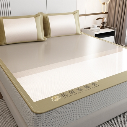 91家纺网 家纺一手货源 找家纺 （总）鑫姿席业 2025新款渐变款亲肤舒适5A抗菌冰丝席