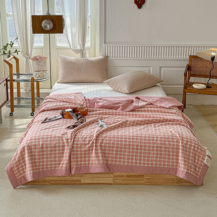 91家纺网 家纺一手货源 找家纺 （总）源舜家纺 2025新款全棉色织无印夏被 春秋被